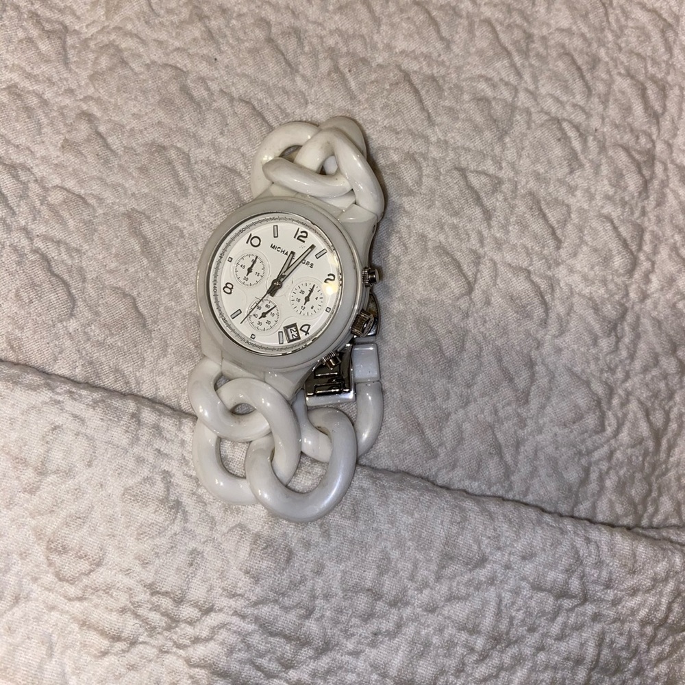 Michael Kors White Ceramic Watch